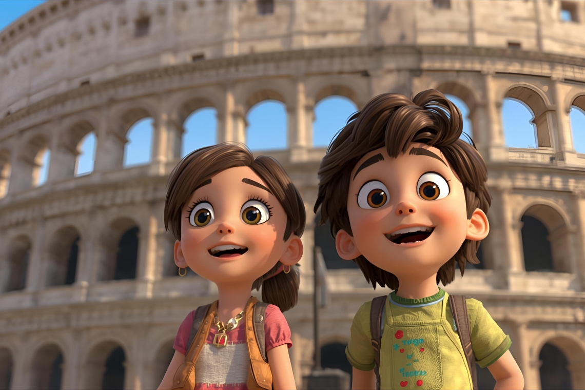 Ο Τζακ και η Τζίνι στο Κολοσσαίο